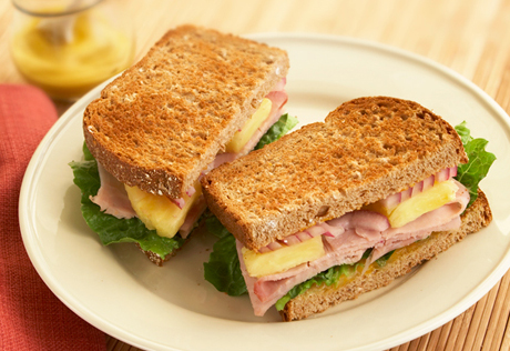 Hawaiian Ham Sandwiches