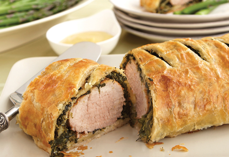 Pork Florentine en Croute