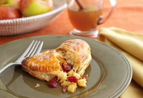 Honeycrisp Apple, Cheddar and Cranberry Turnovers