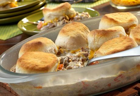Creamy Burger Bake
