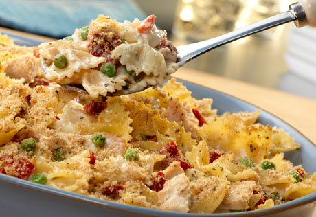 What is a basic tuna casserole recipe?