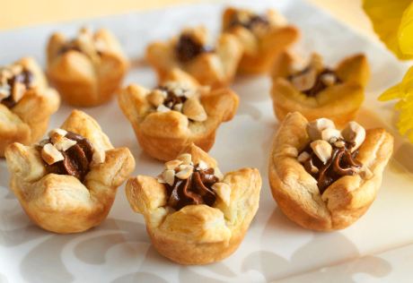 Hazelnut Chocolate Caramel Blossoms