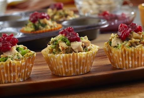 Mini Chicken & Stuffing Cups