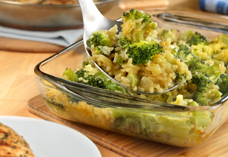 Healthy Broccoli Cheddar Rice