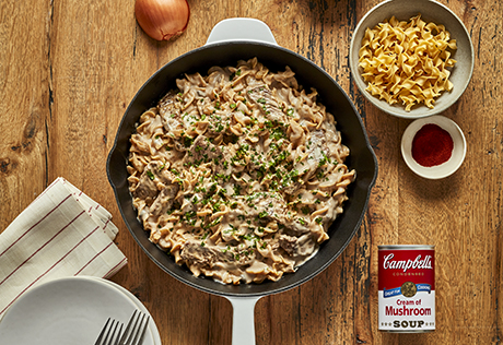 Easy One Pot Beef Stroganoff Campbell