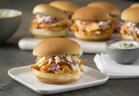 Buffalo Chicken Salad Sliders