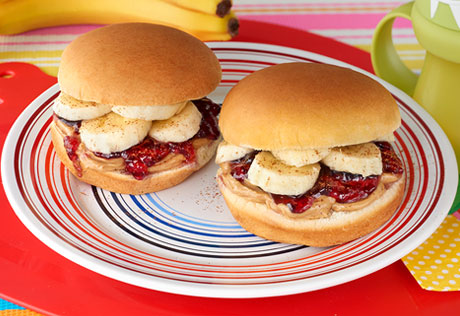 Peanut Butter & Jelly Sliders