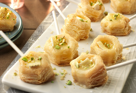 Baked Brie Lollipops