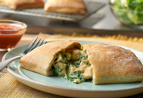 Chicken Florentine Calzones