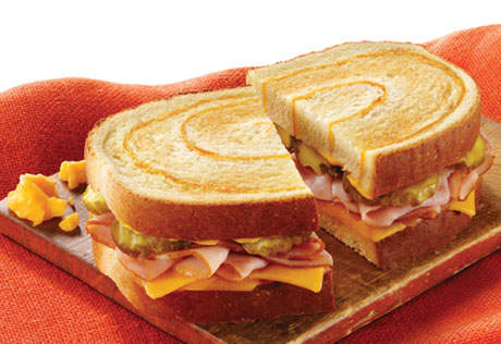 Ham & Cheese on Cheddar Potato Bread