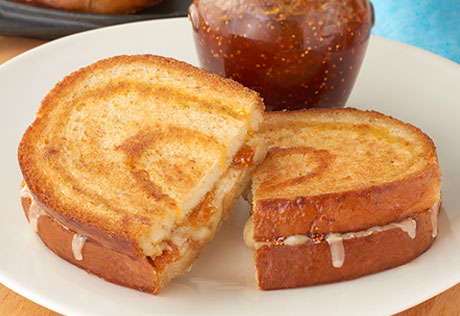 Gruyère Grilled Cheese on Asiago Bread