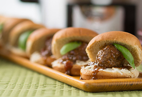 Slow-Cooked Italian-Style Sausage Meatball Sliders