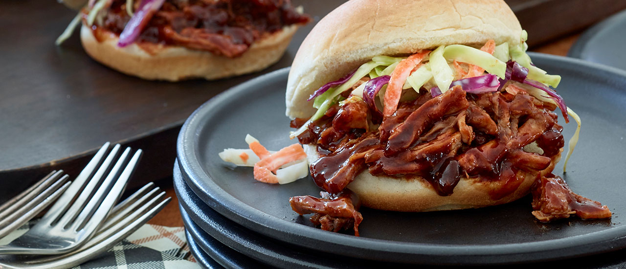 Kansas CityStyle Pulled Pork Sliders