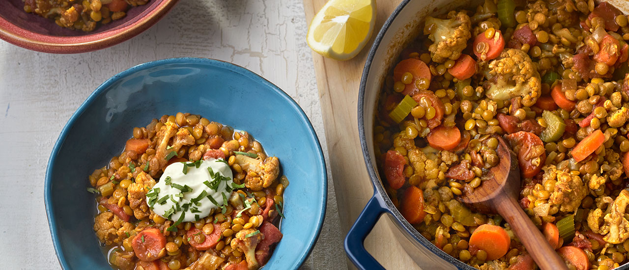 Cauliflower & Lentil Stew