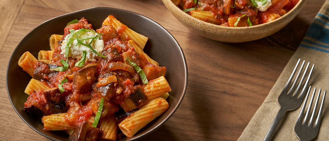 Rigatoni alla Norma