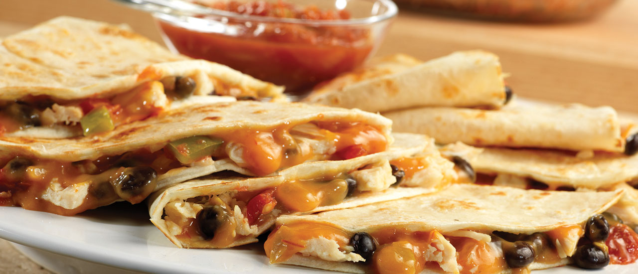 Chicken & Black Bean Quesadillas