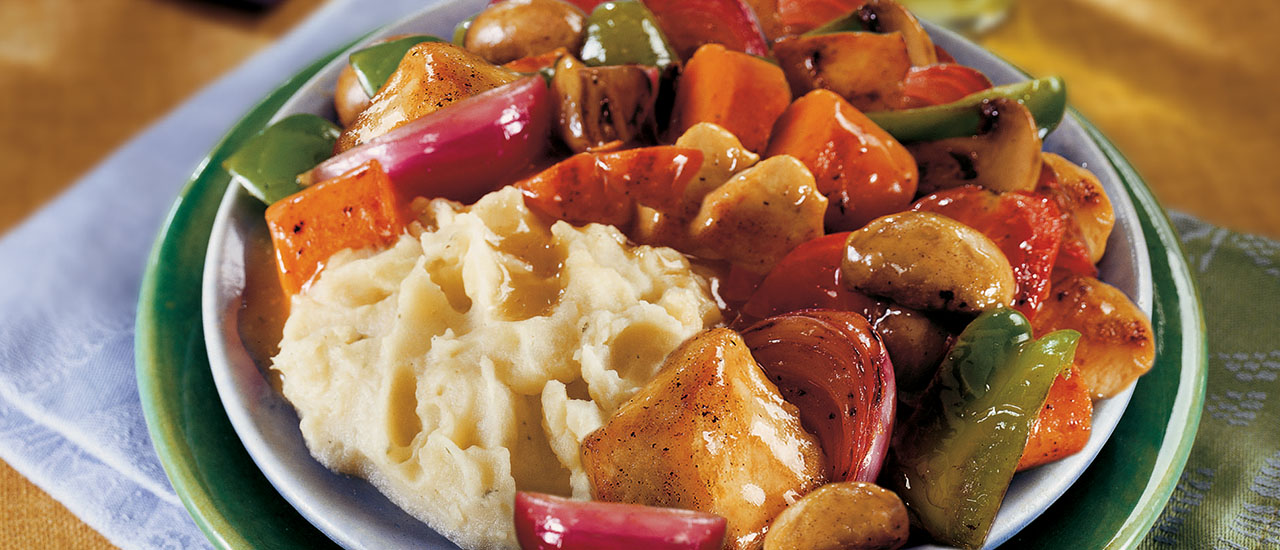 Roasted Chicken & Vegetables with Thyme