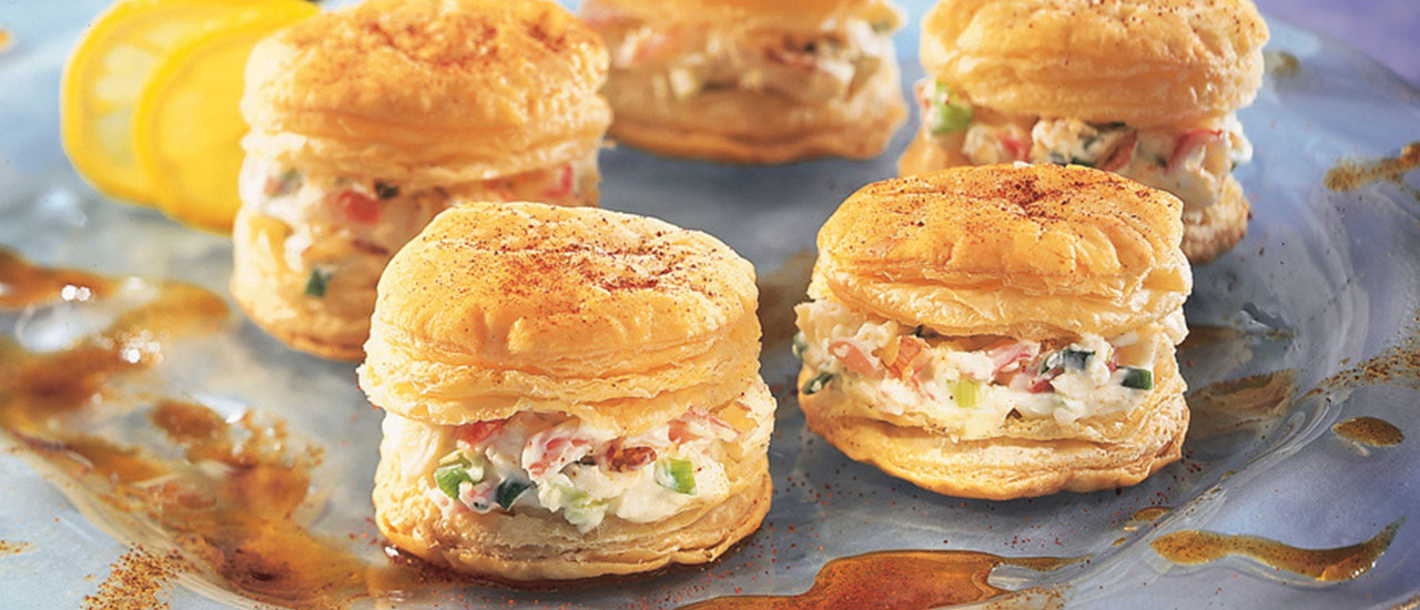 Crab Appetizer Napoleons