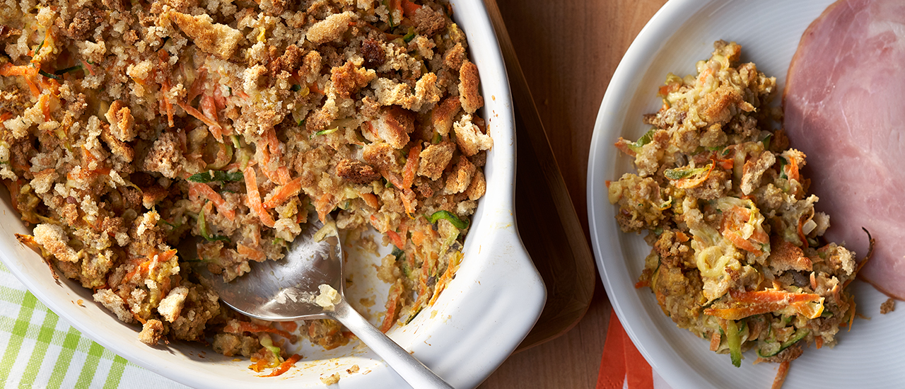 Vegetable Stuffing Bake