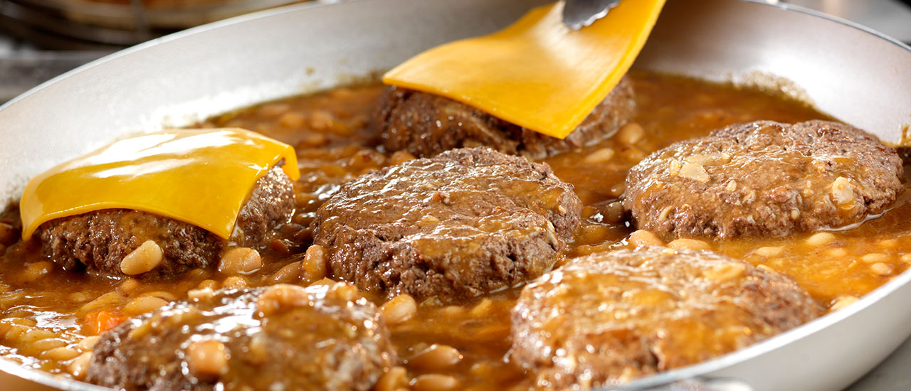 Bacon Horseradish Burgers