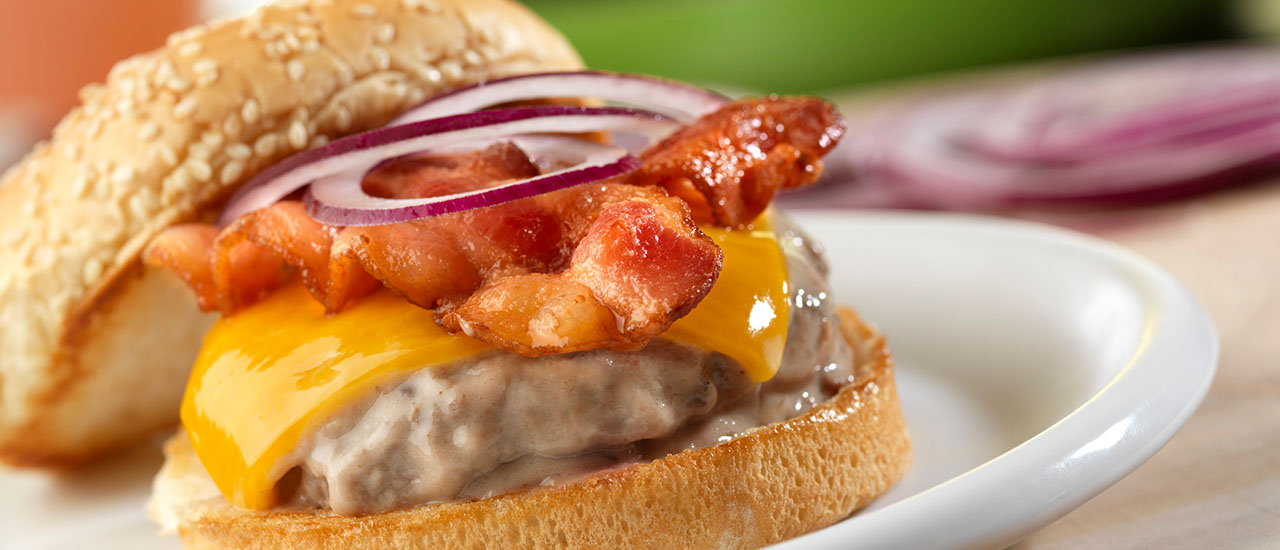 Mushroom Bacon Burgers