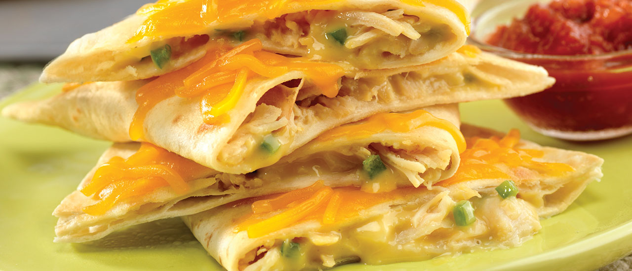 Creamy Chicken Quesadillas Pace Foods