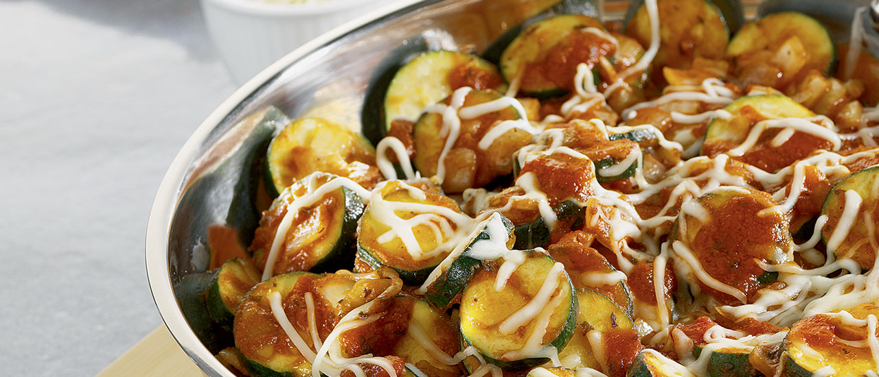 Mozzarella Zucchini Skillet Recipe Campbell's Kitchen