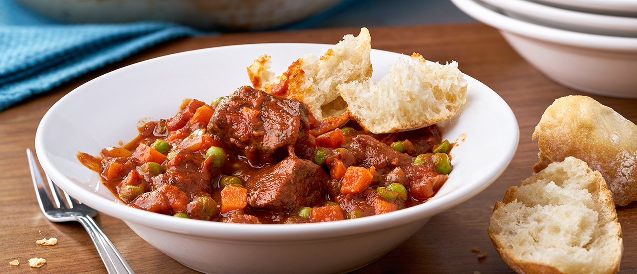 Tomato Beef Stew with Red Wine