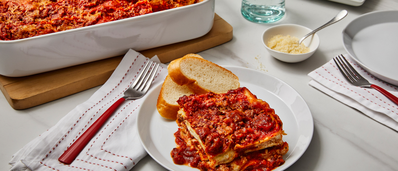 Easy Classic Lasagna Recipe Campbell S Kitchen