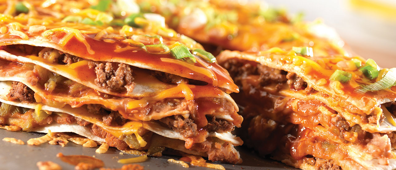 Cheesy Enchilada Stack
