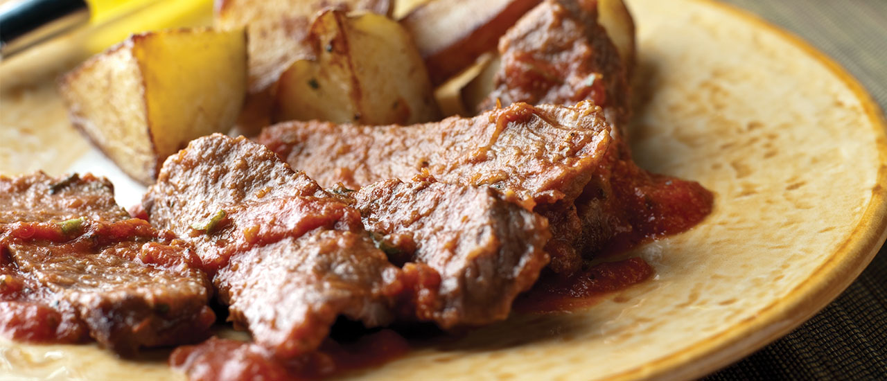 Sliced Steak Pizzaiola