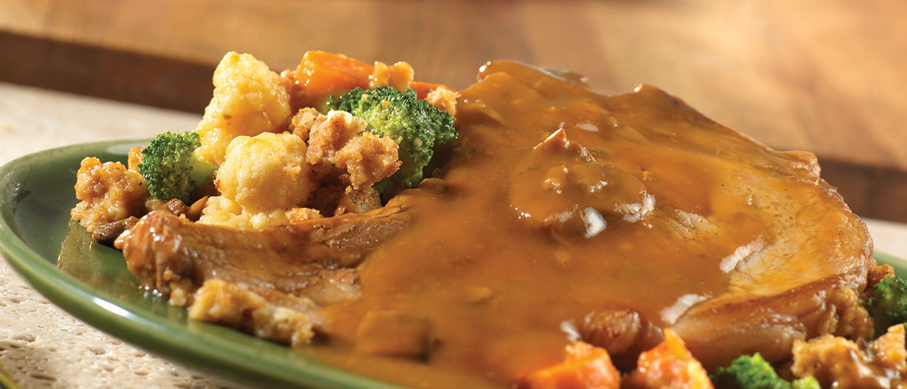 pork chop golden mushroom soup stuffing recipe Baked Pork Chops with Garden Stuffing pork chop golden mushroom soup stuffing recipe Baked Pork Chops with Garden Stuffing