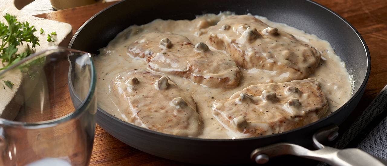 Creamy Mustard Pork Chops – Campbell's Kitchen