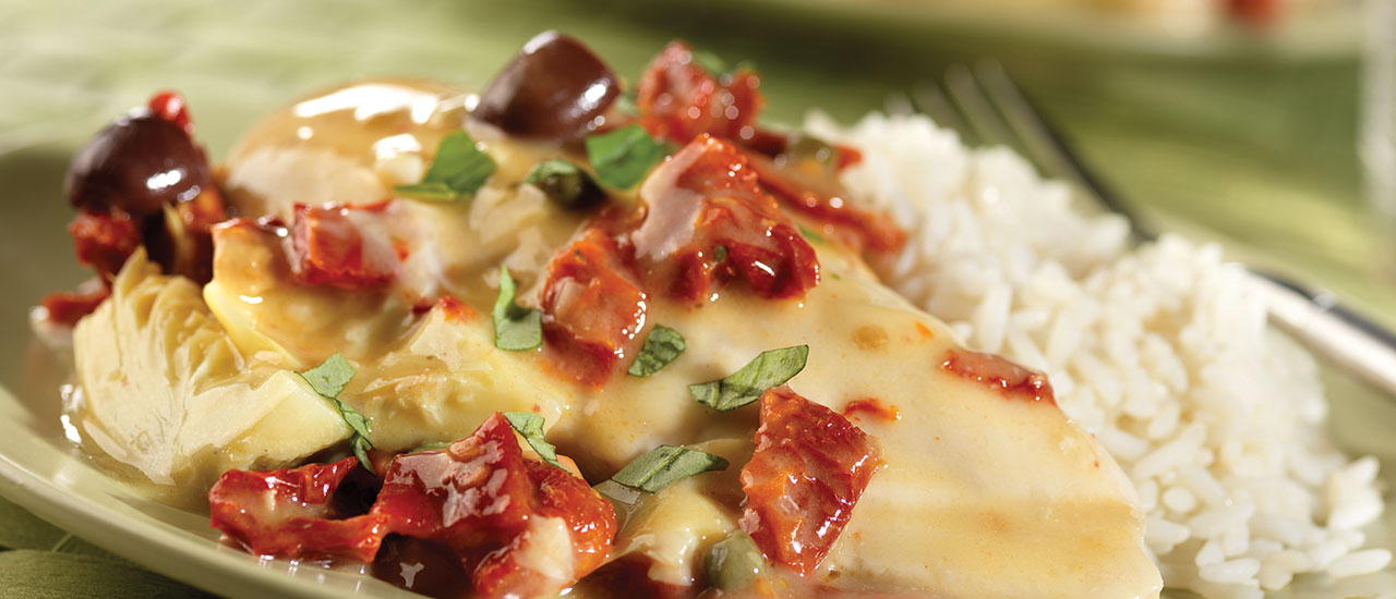 Slow Cooker Chicken in Creamy SunDried Tomato Sauce