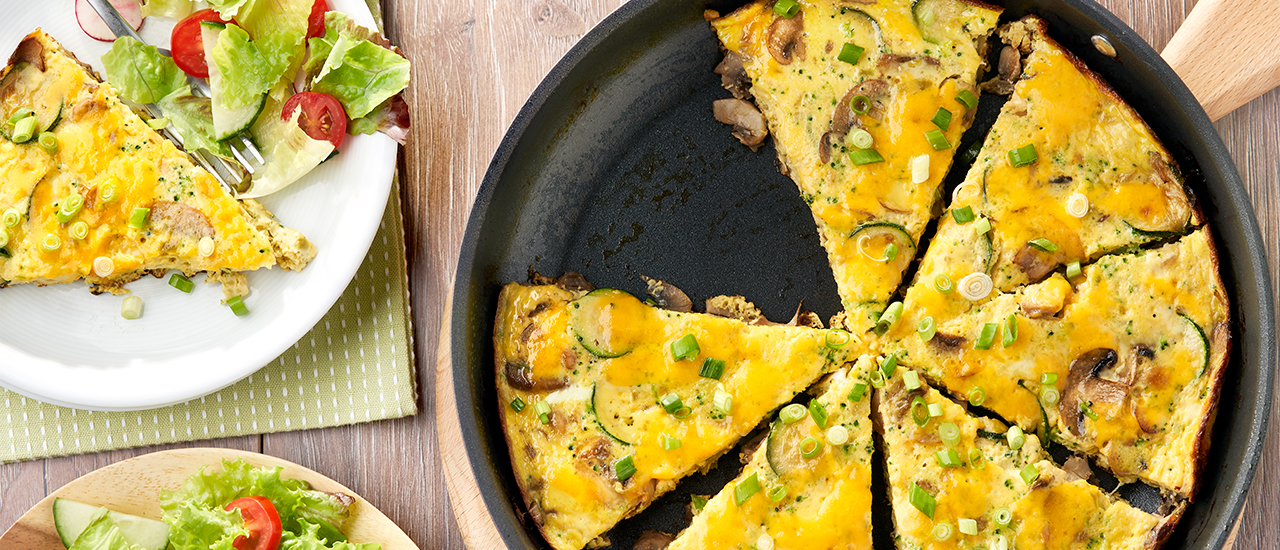Cheddar Broccoli Frittata