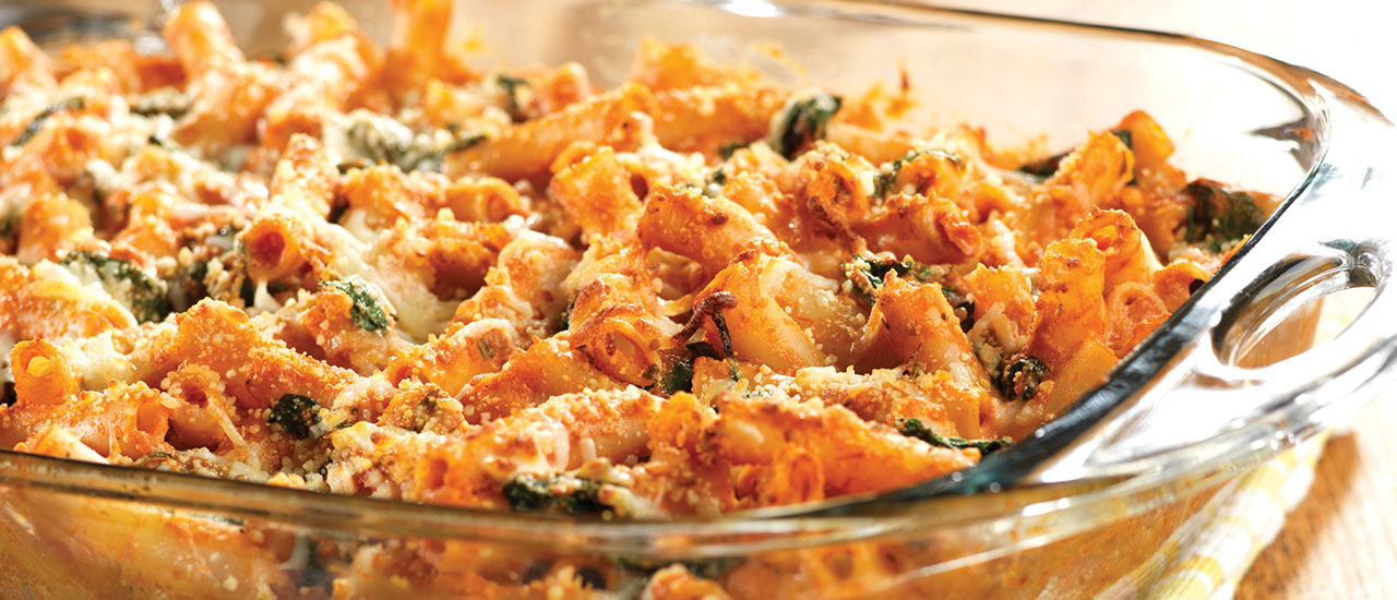 three cheese baked ziti
