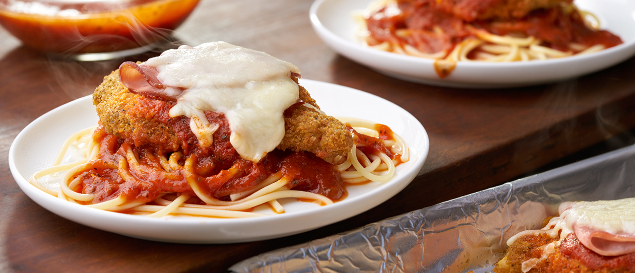 Ham & Cheese Chicken Parmesan