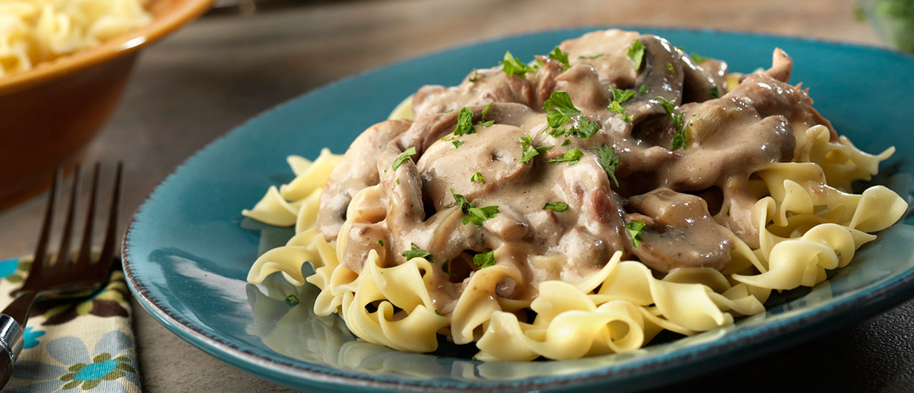 Slow Cooker Beef Stroganoff Recipe - Simple Slow Cooker Recipes