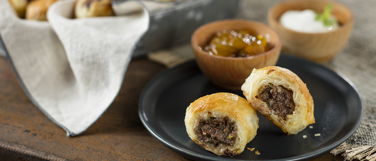 Minted Lamb Puff Pastry Bites