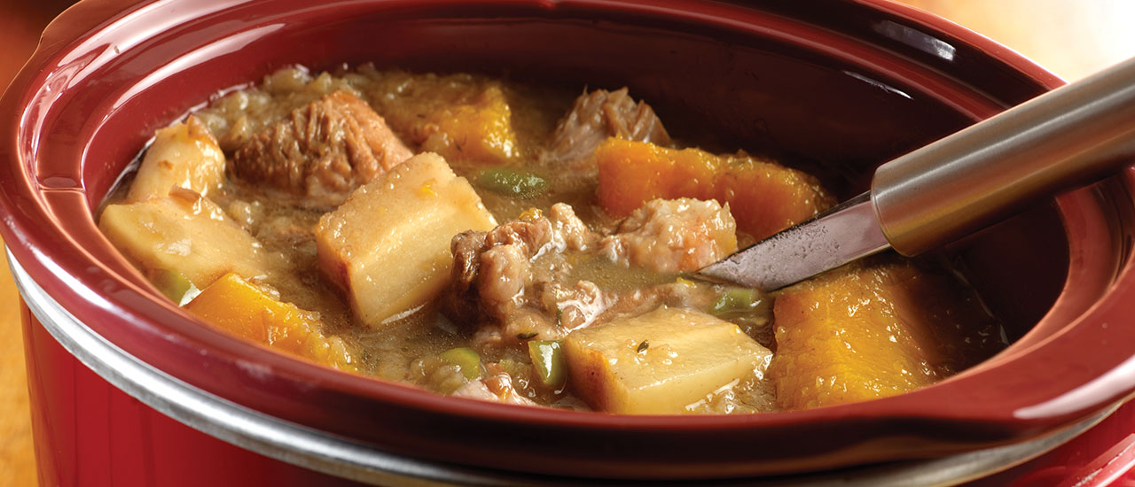 Slow Cooker Fall Harvest Pork Stew