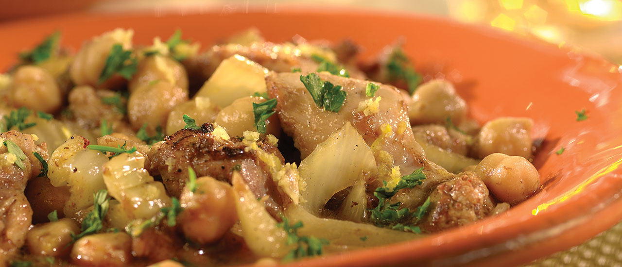 West AfricanStyle Chicken & Fennel Stew