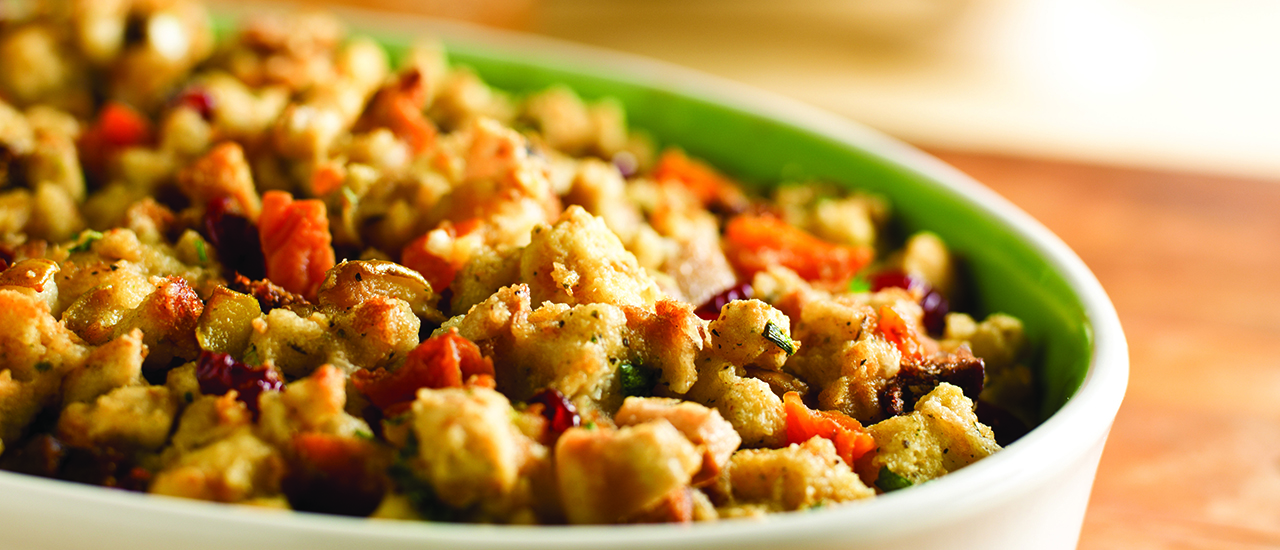 Pear and Dried Winter Fruit Stuffing