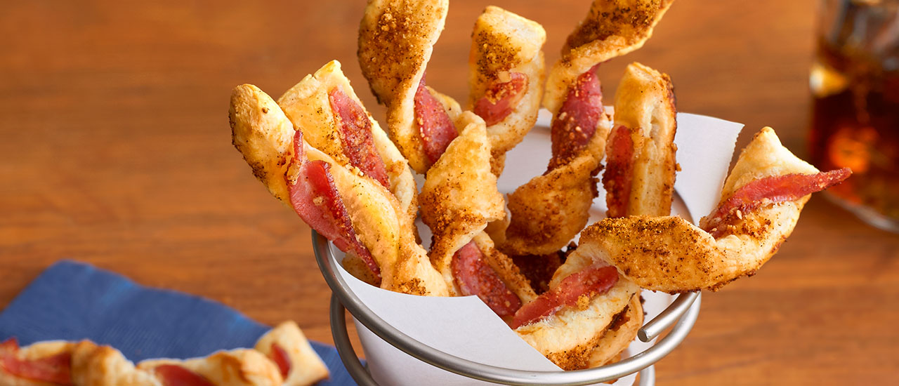 Brown Sugar & Bacon Puff Twists
