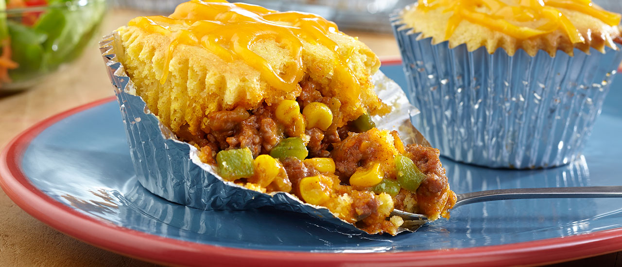 Mini Taco Tamale Pies