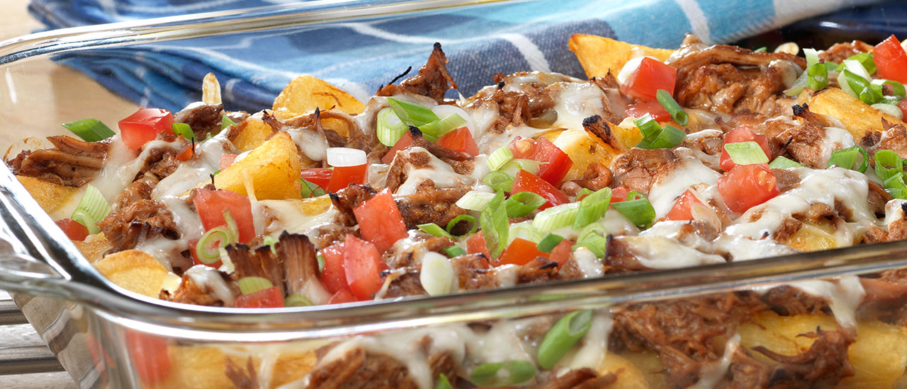 BBQ Pork Loaded Fries