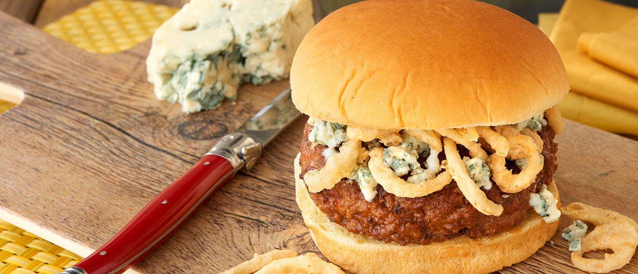 Blue Cheese Steakhouse Burgers