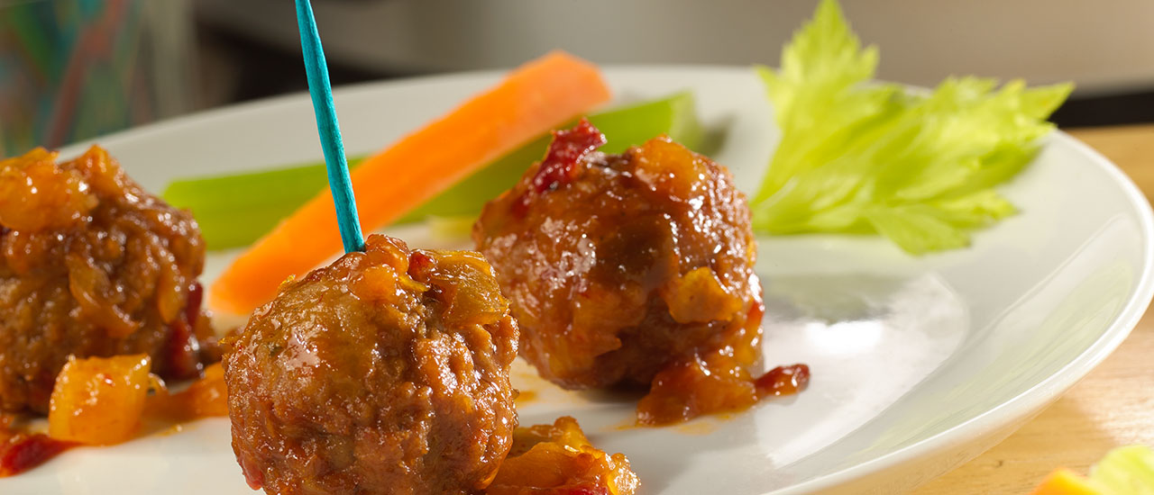 SlowCooked Hawaiian Meatballs