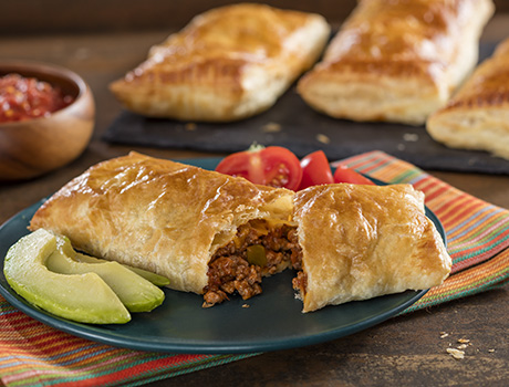 Cheeseburger Puff Pastry Pockets