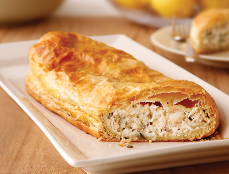Crab Strudel Puff Pastry