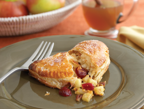 Honeycrisp Apple, Cheddar and Cranberry Turnovers